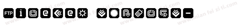 ginetex symbols字体转换
